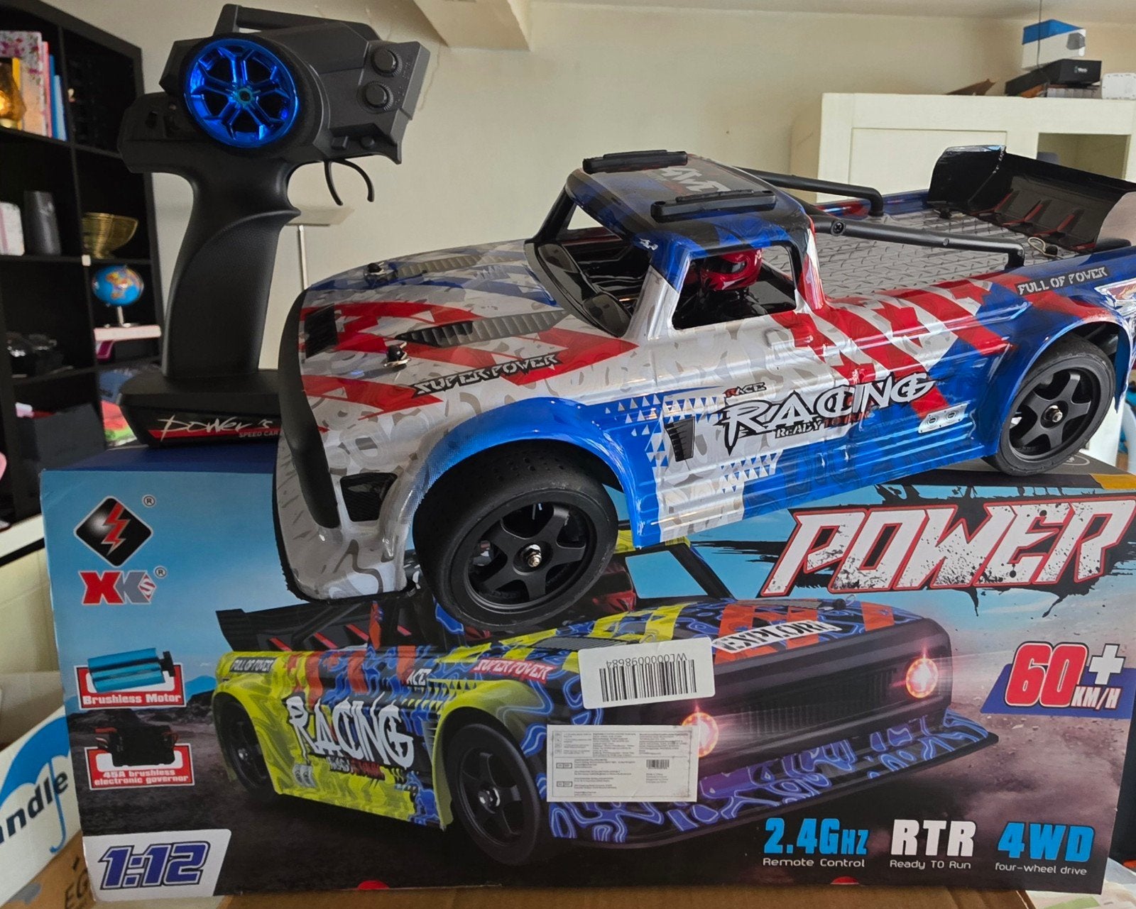 WLTOYS 124020 1/12 RC Drift Auto 60km/u+ (RTR) NIEUW, Elektro, Nieuw, Ophalen of Verzenden, Auto onroad