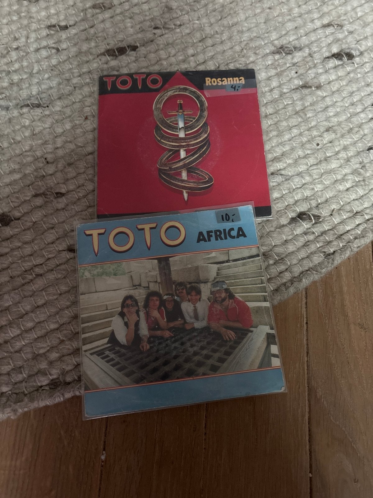 Toto - Rosanna / Africa 7 inch singles, Gebruikt, 7 inch, Ophalen of Verzenden, Pop