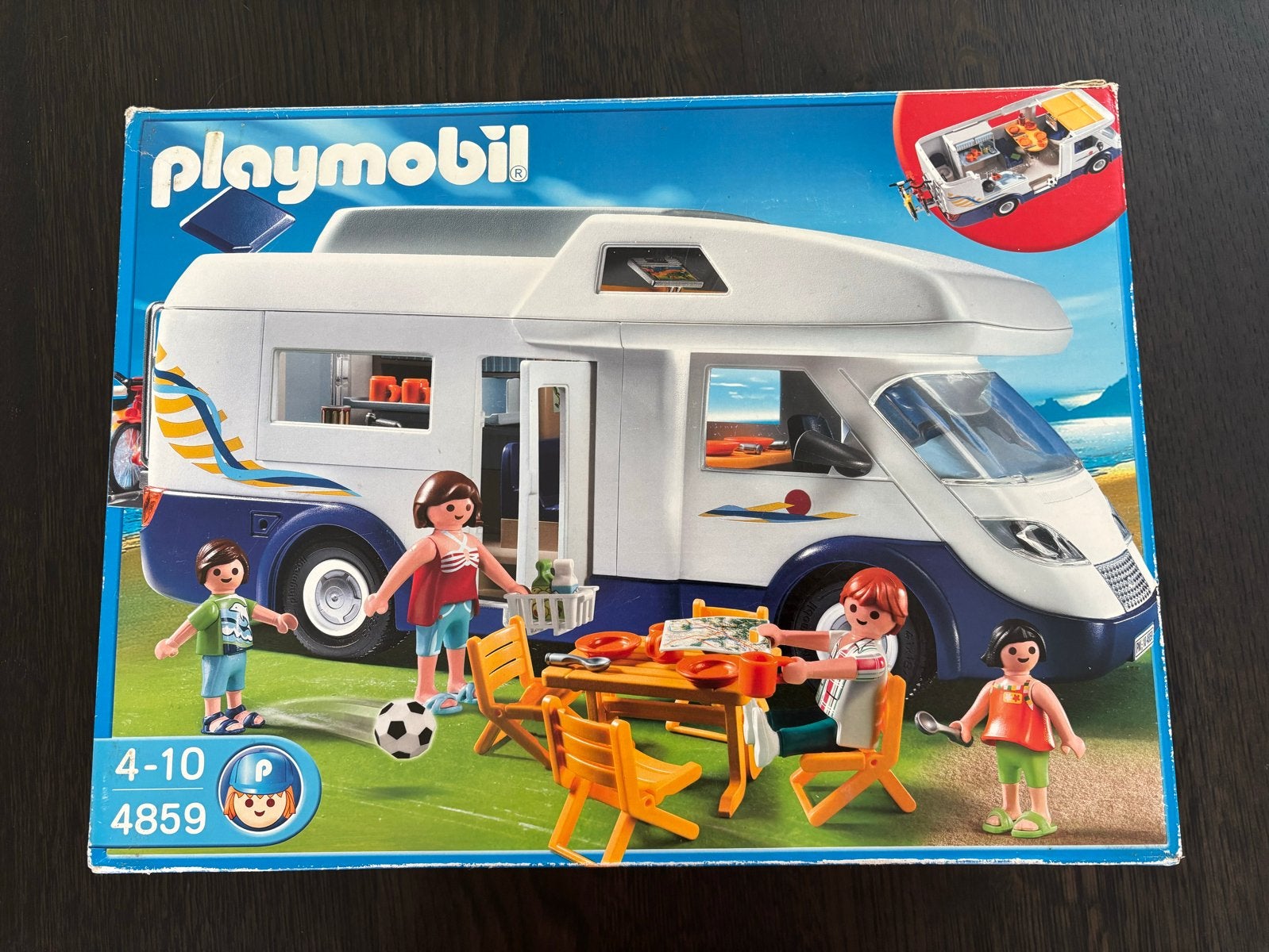 Playmobil Camper 4859 met extra set Family Fun 9286, Ophalen of Verzenden, Gebruikt