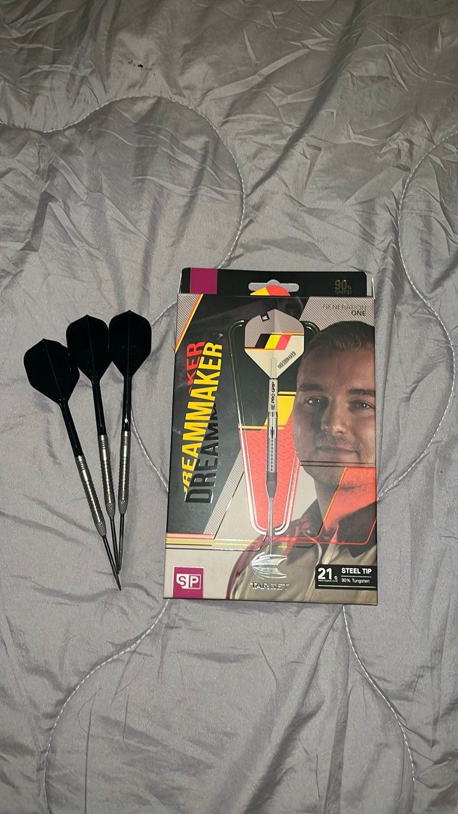 Dimitri van den Bergh gen one Darts 21gram, Ophalen of Verzenden, Zo goed als nieuw, Pijlen