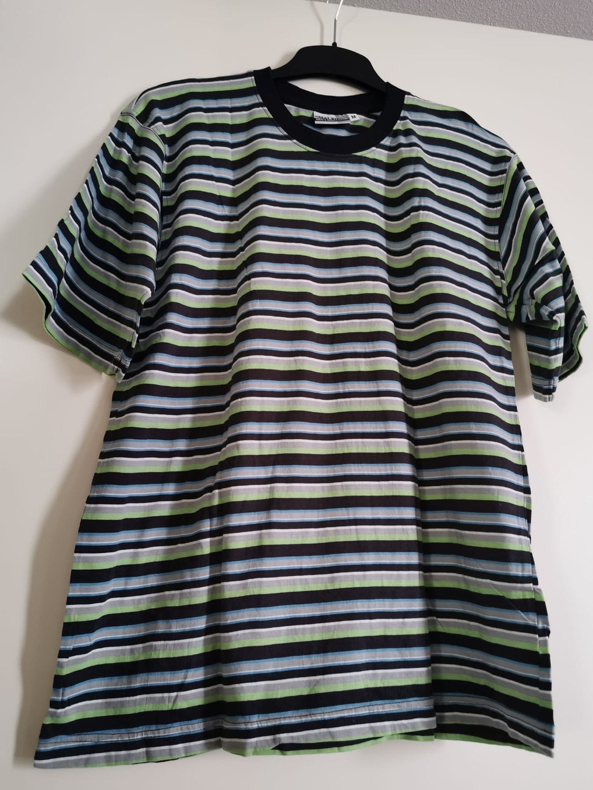 Heren T-shirt Maat M 100% Katoen Tricot Nieuw Strepen, Kleding | Heren, Ophalen of Verzenden, Nieuw, Maat 48/50 (M), Overige kleuren