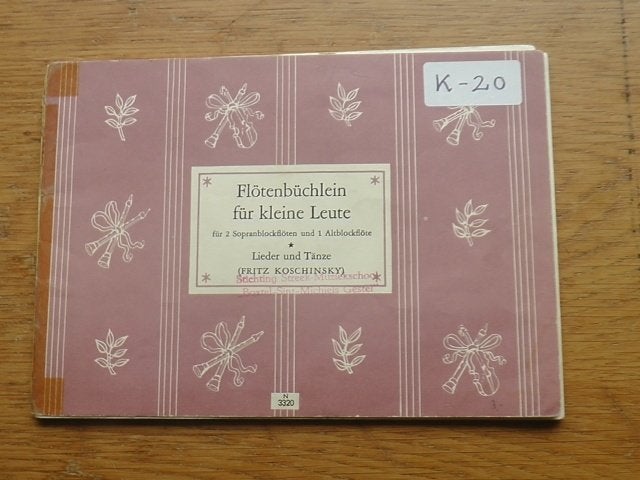 Flötenbuchlein für kleine leute / blokfluit voor kleinere, Gebruikt, Klassiek, Les of Cursus, Ophalen of Verzenden
