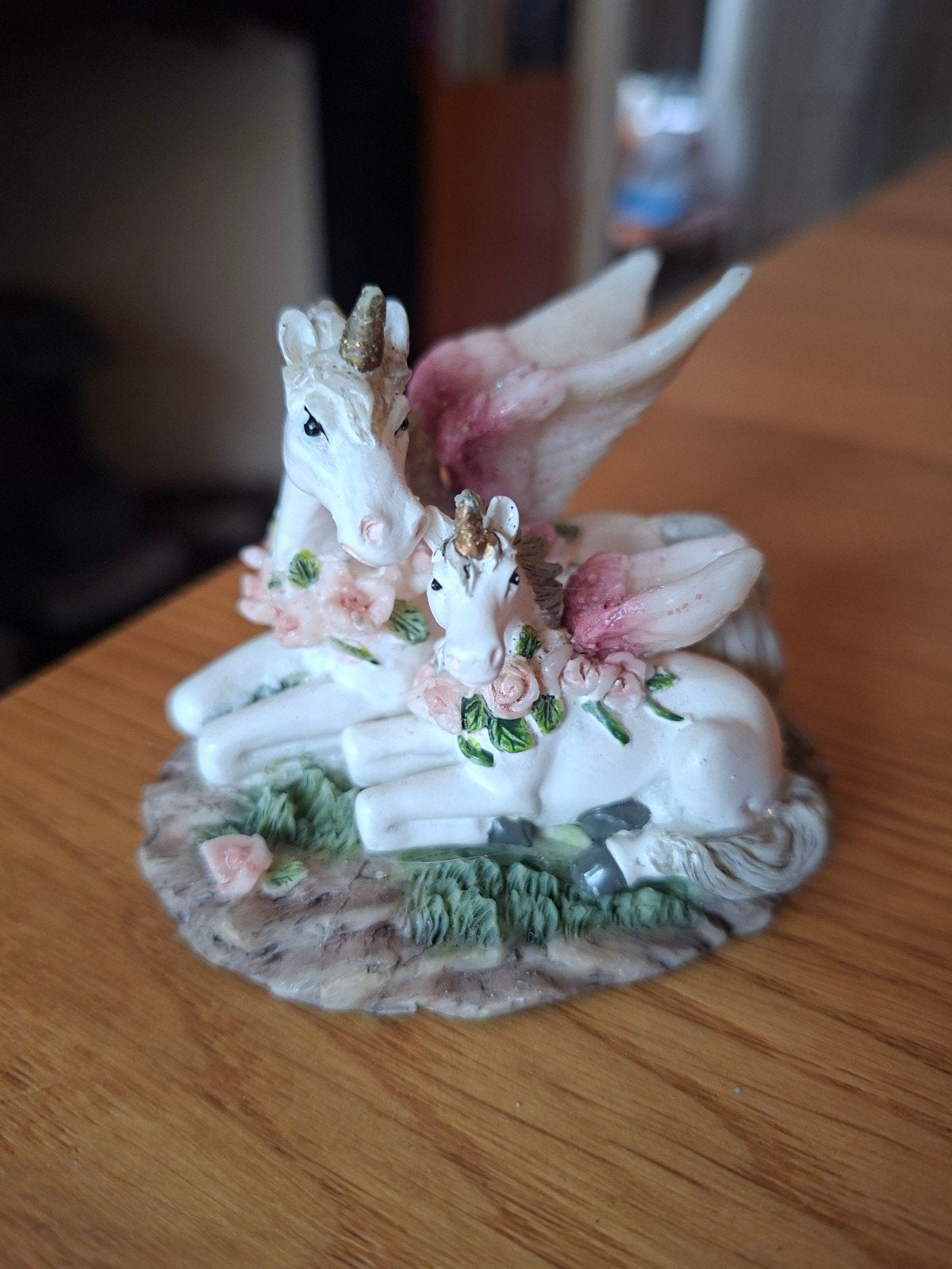 Fantasy beeldje eenhoorns, Ophalen of Verzenden