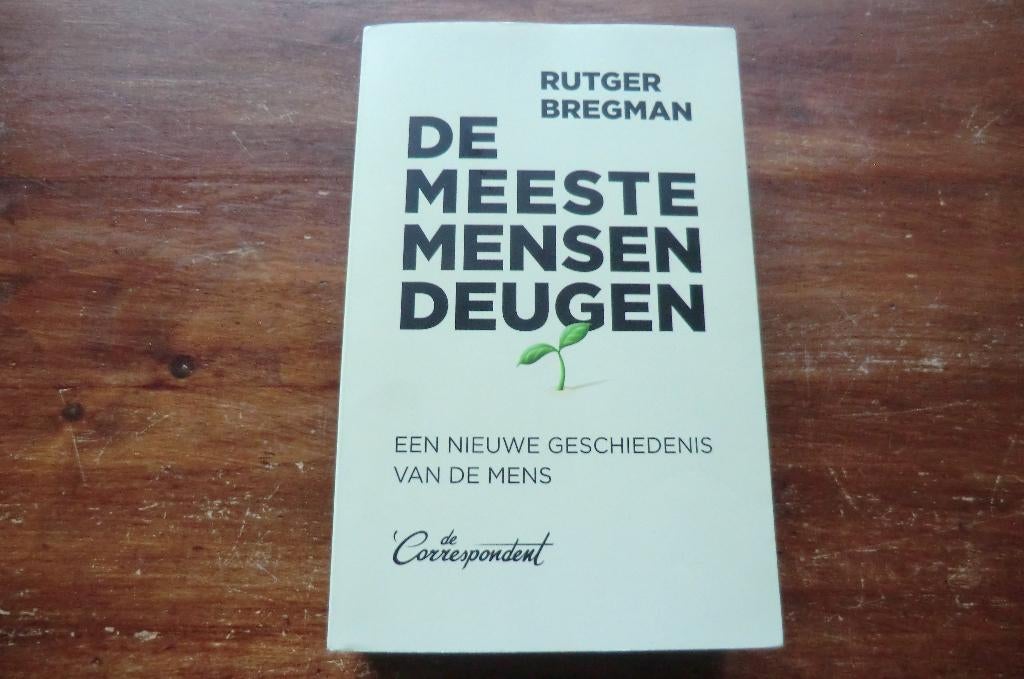 boek - Rutger Bregman - De meeste mensen deugen, Ophalen of Verzenden, Gelezen