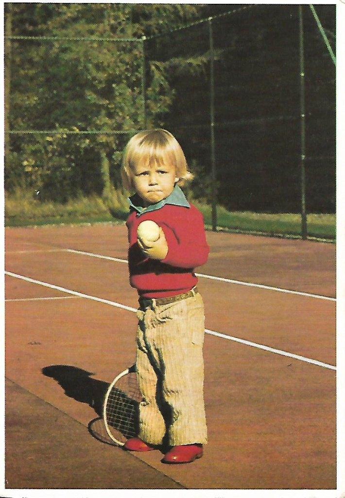 Kon. Huis- -Prins Johan Friso speelt tennis., Verzamelen, Verzenden, 1960 tot 1980, Ongelopen, Overige thema's