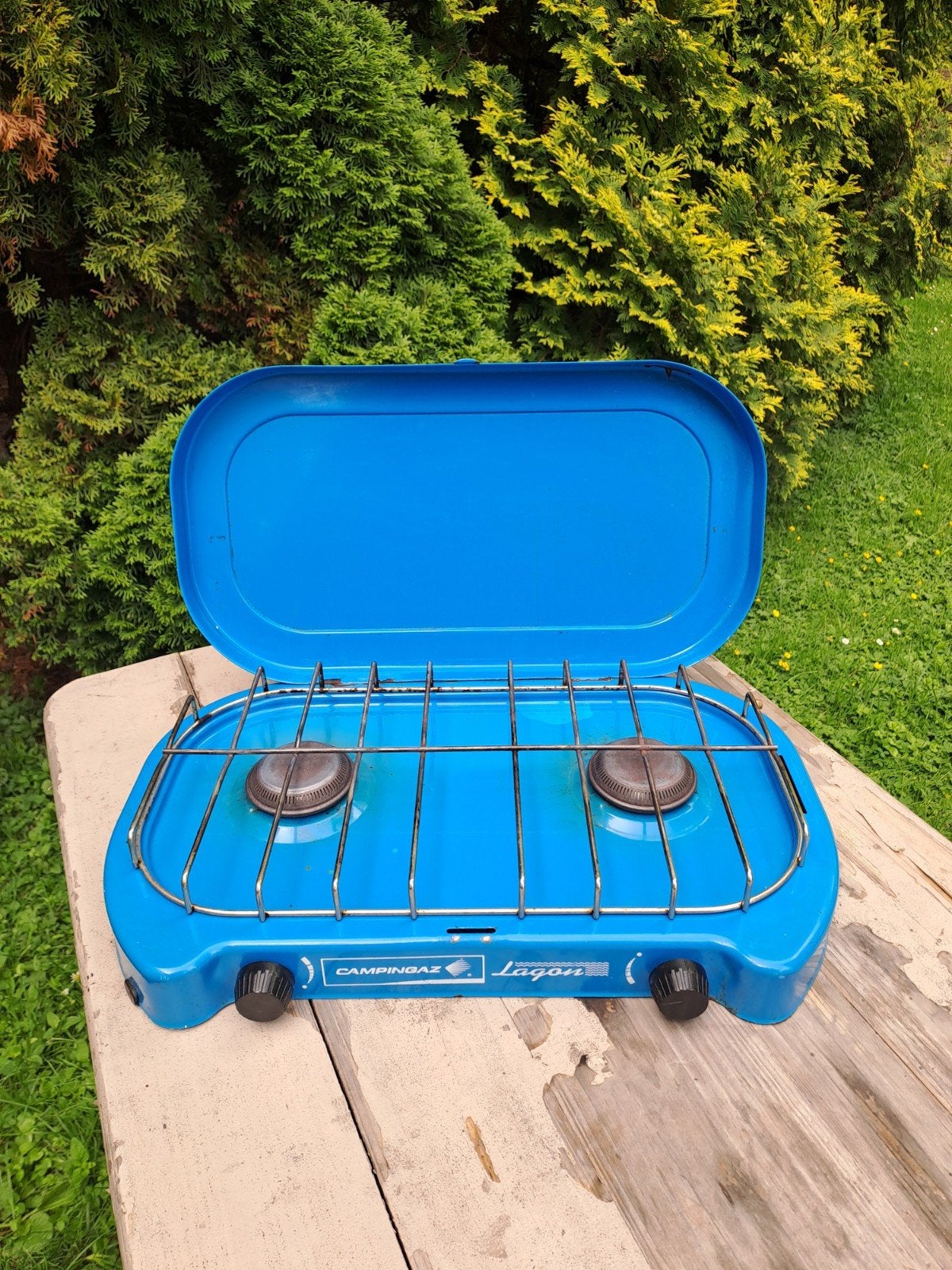 Twee pits gaskookstel camping gaz, Caravans en Kamperen, Ophalen