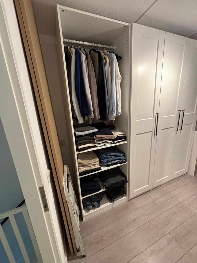 Ikea Pax kast basiselement 75cm breed (MOET SNEL WEG), Ophalen, Met plank(en), Gebruikt, 200 cm of meer