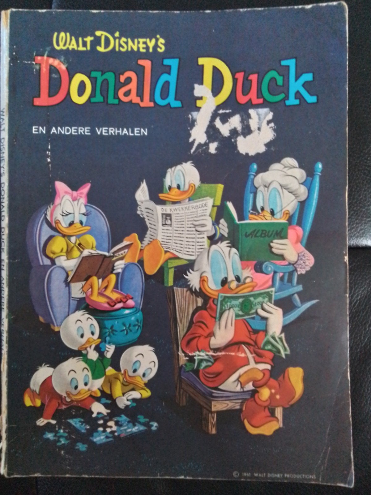 Walt Disney's Donald Duck en andere verhalen (5 stuks), Boeken, Gelezen, Ophalen of Verzenden, Walt Disney  Donald duck, Meerdere stripboeken