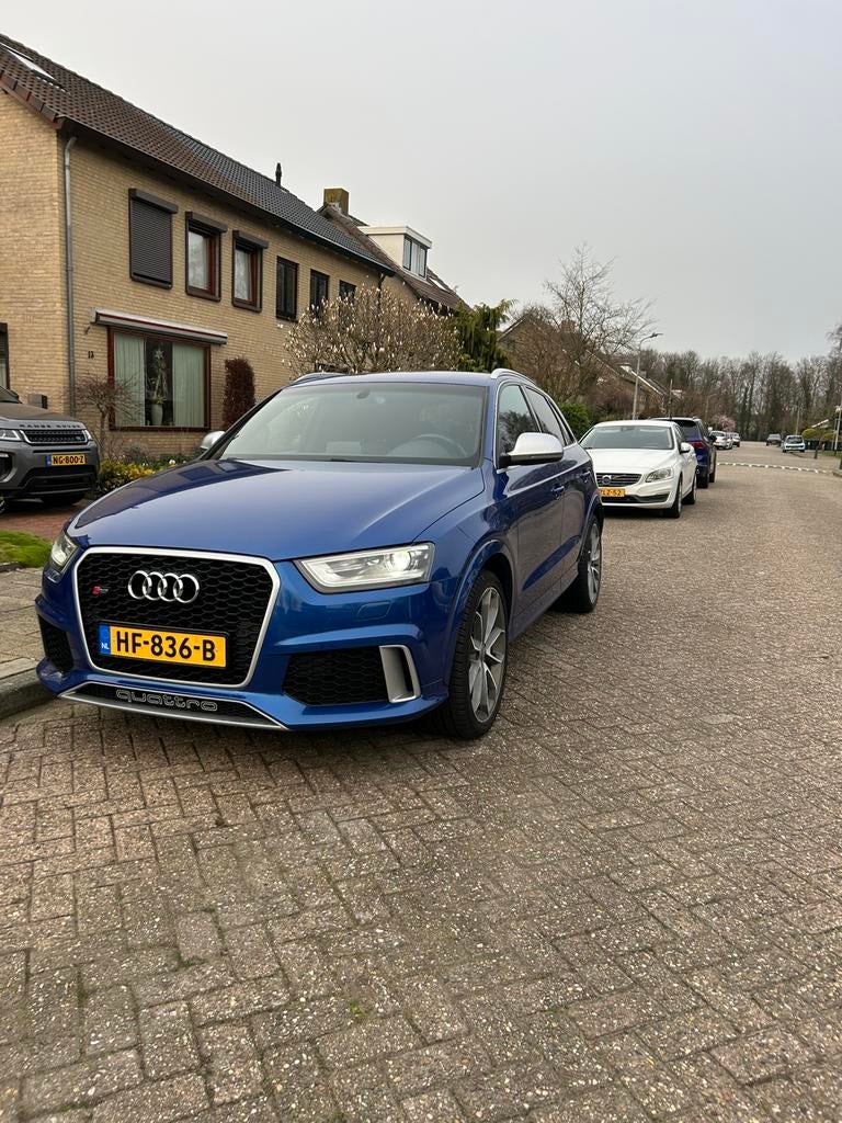 Audi RSQ3 Quattro 2014 Automaat, Auto's, Automaat, Zwart, Blauw, Leder