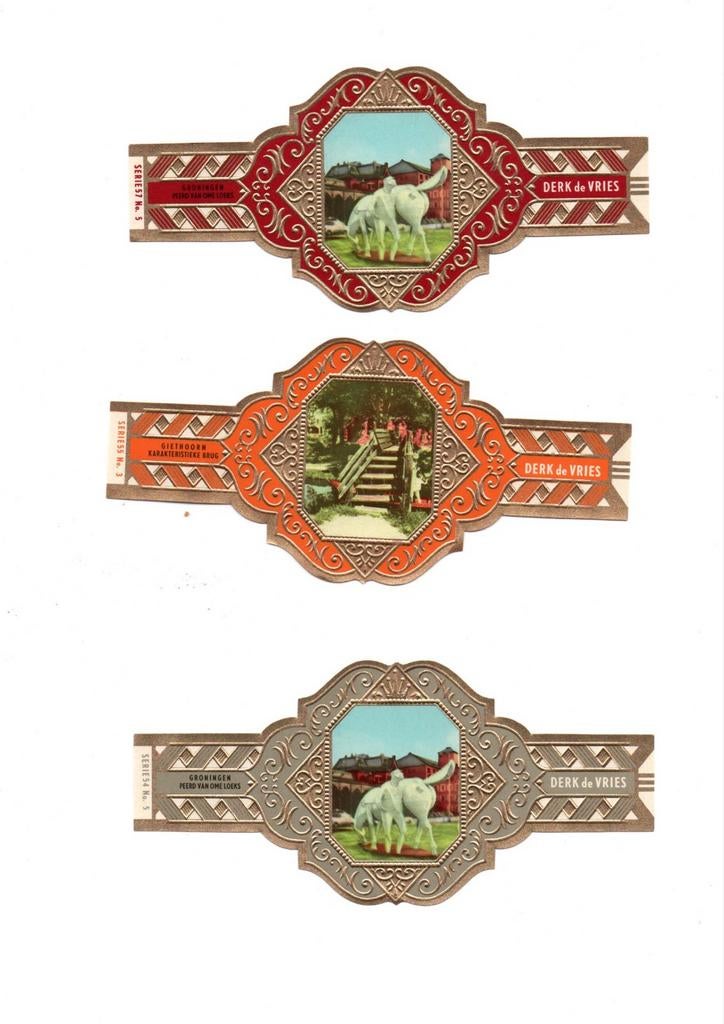 Sigarenbandjes, ruim 700 stuks, Verzamelen, Ophalen of Verzenden, Gebruikt, Sigarenbandjes