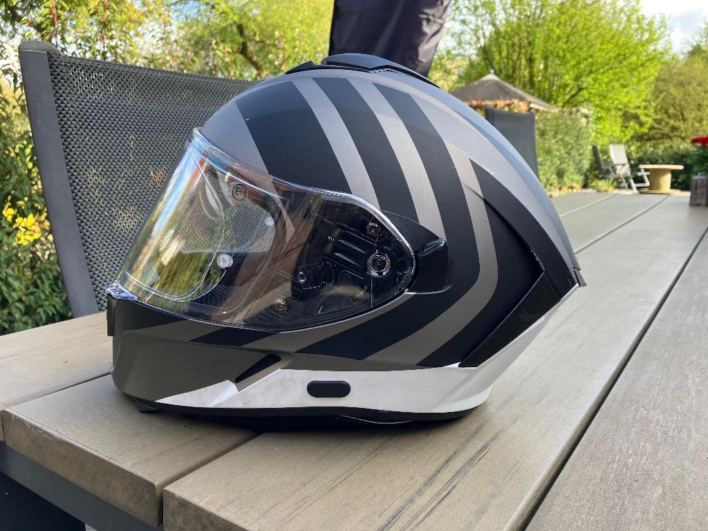 Airoh Spark intergraal helm incl zonnevizier, pinlock mt XS, Overige merken, XS, Ophalen of Verzenden, Integraalhelm