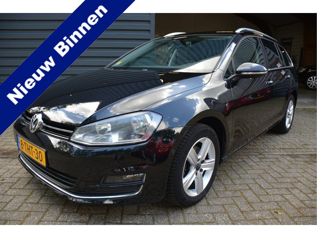 Volkswagen Golf Variant 1.6 TDI Highline Navi Clima Trekhaak, Auto's, Volkswagen, Voorwielaandrijving, Gebruikt, 4 cilinders, Alcantara