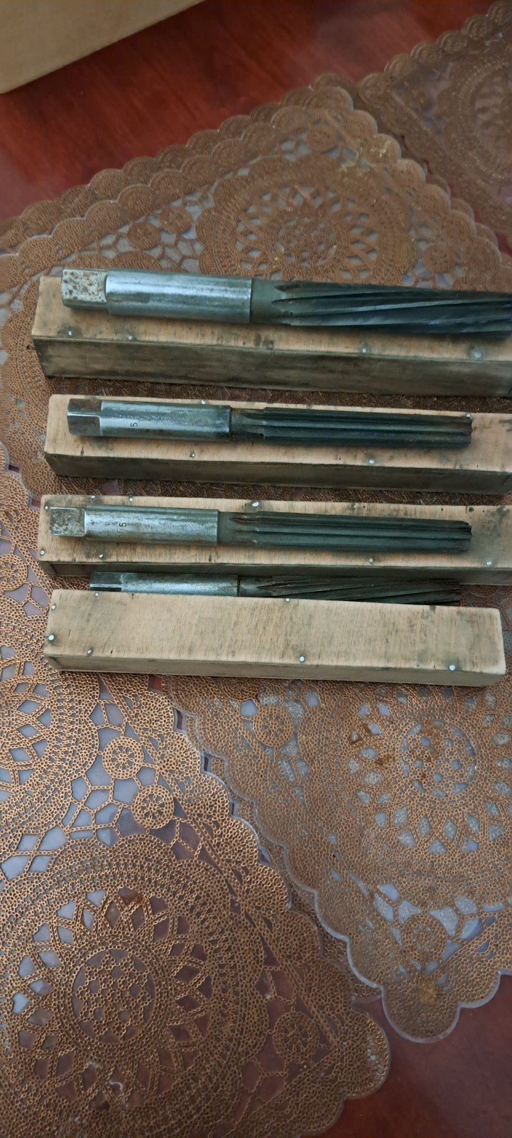 Set van 4 machine ruimers, Ophalen of Verzenden, Gebruikt, Overige typen