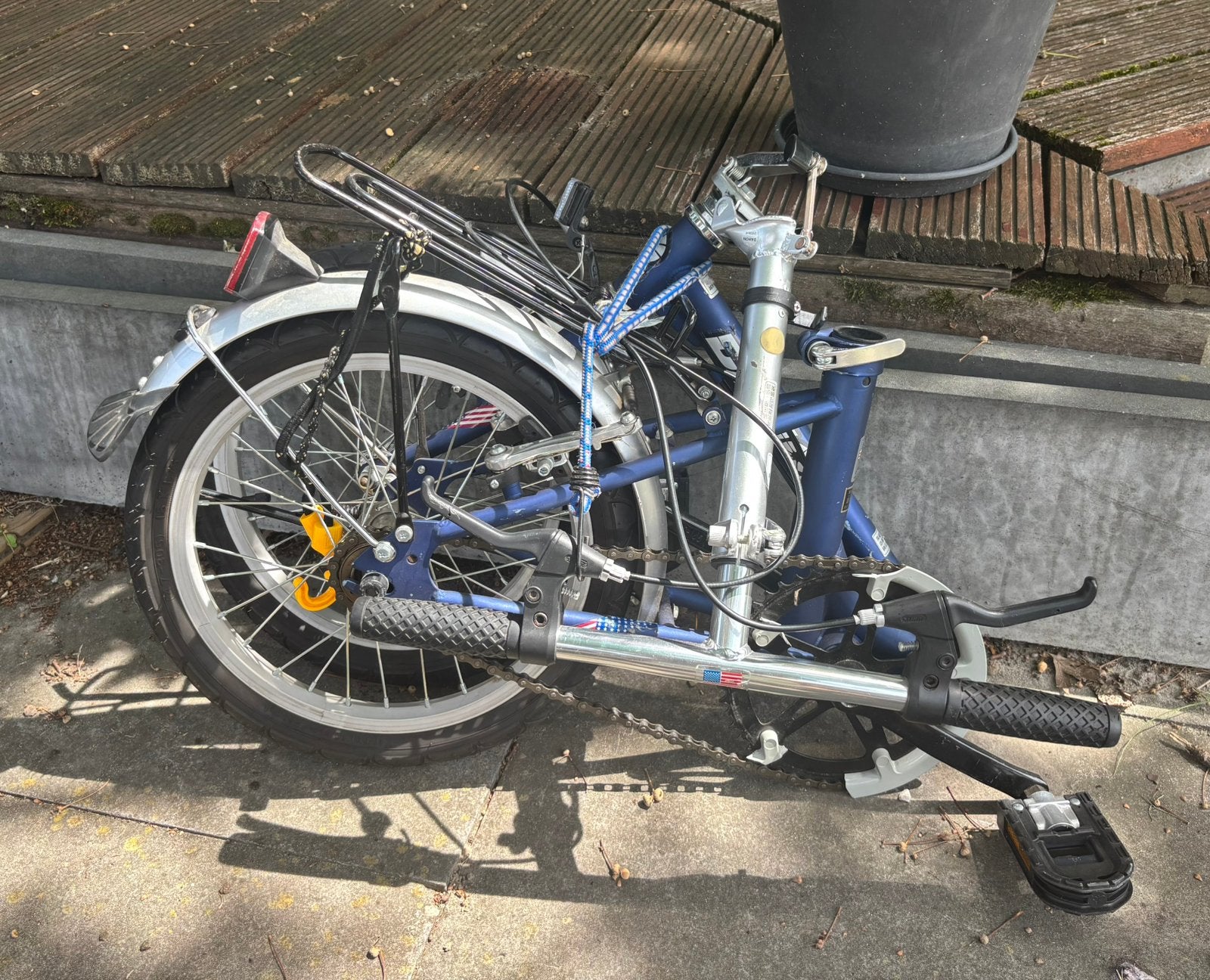 Dahon vouwfiets, Ophalen of Verzenden, Zo goed als nieuw, Trekhaakdrager
