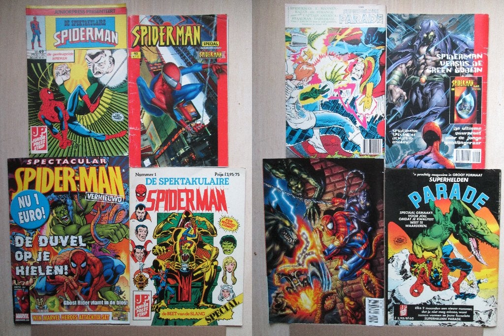 Spiderman, 4x (SC), Boeken, Meerdere comics, Ophalen of Verzenden, Zo goed als nieuw, Amerika