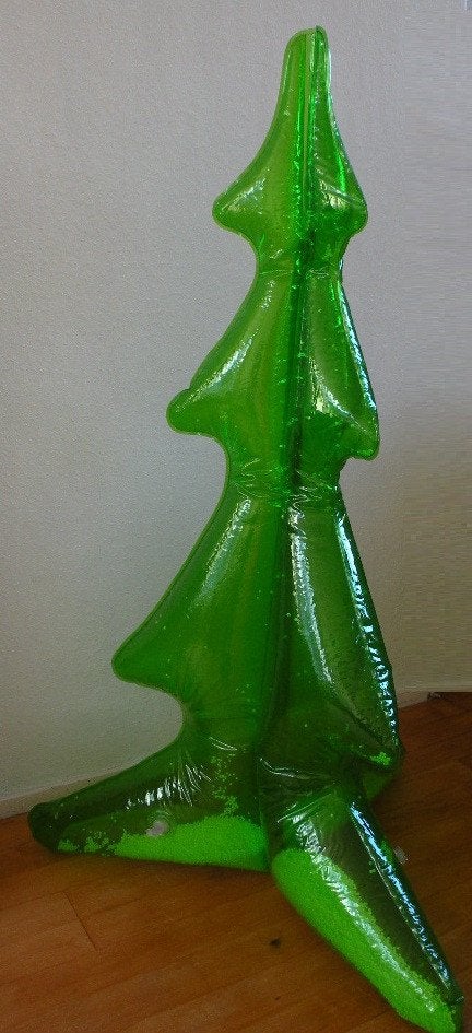 Kerstboom, opblaasbaar, 113 cm., Ophalen of Verzenden, Zo goed als nieuw