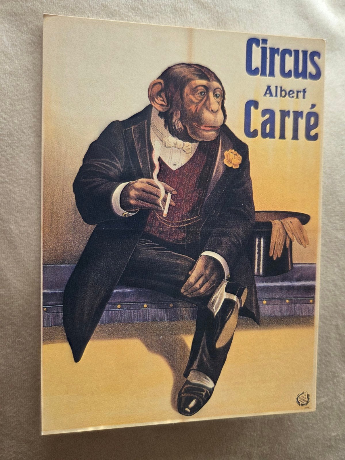 Circus Albert Carré - Aap, Verzenden, 1980 tot heden, Ongelopen, Overige thema's
