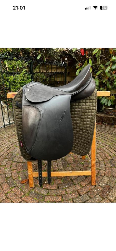 Passier Optimum dressuuzadel 17,5”., Ophalen of Verzenden, Zo goed als nieuw, Dressuur
