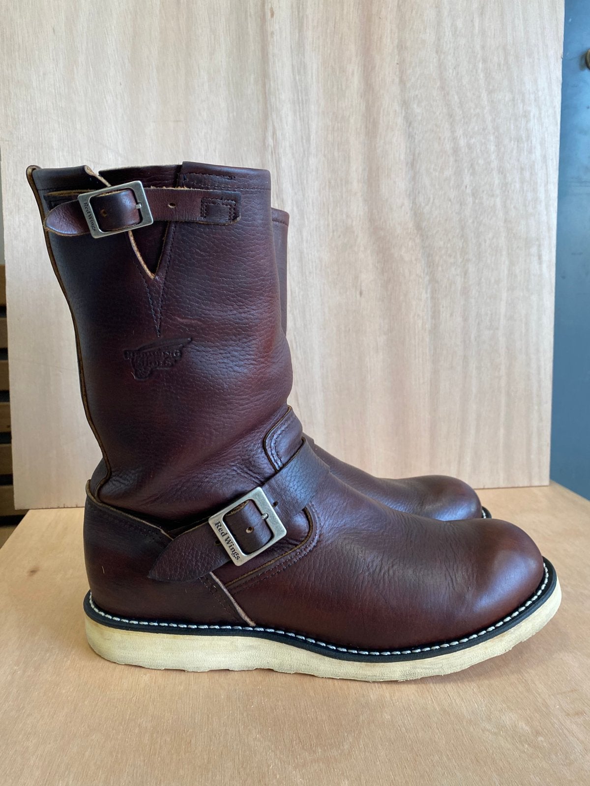 Red Wing 2970 Engineer boots oil briar slick US11D/44,5, Bruin, Boots, Ophalen of Verzenden, Gedragen