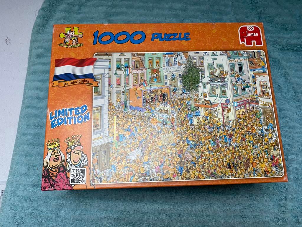 Jan van haasteren 1000, Ophalen, 500 t/m 1500 stukjes, Gebruikt