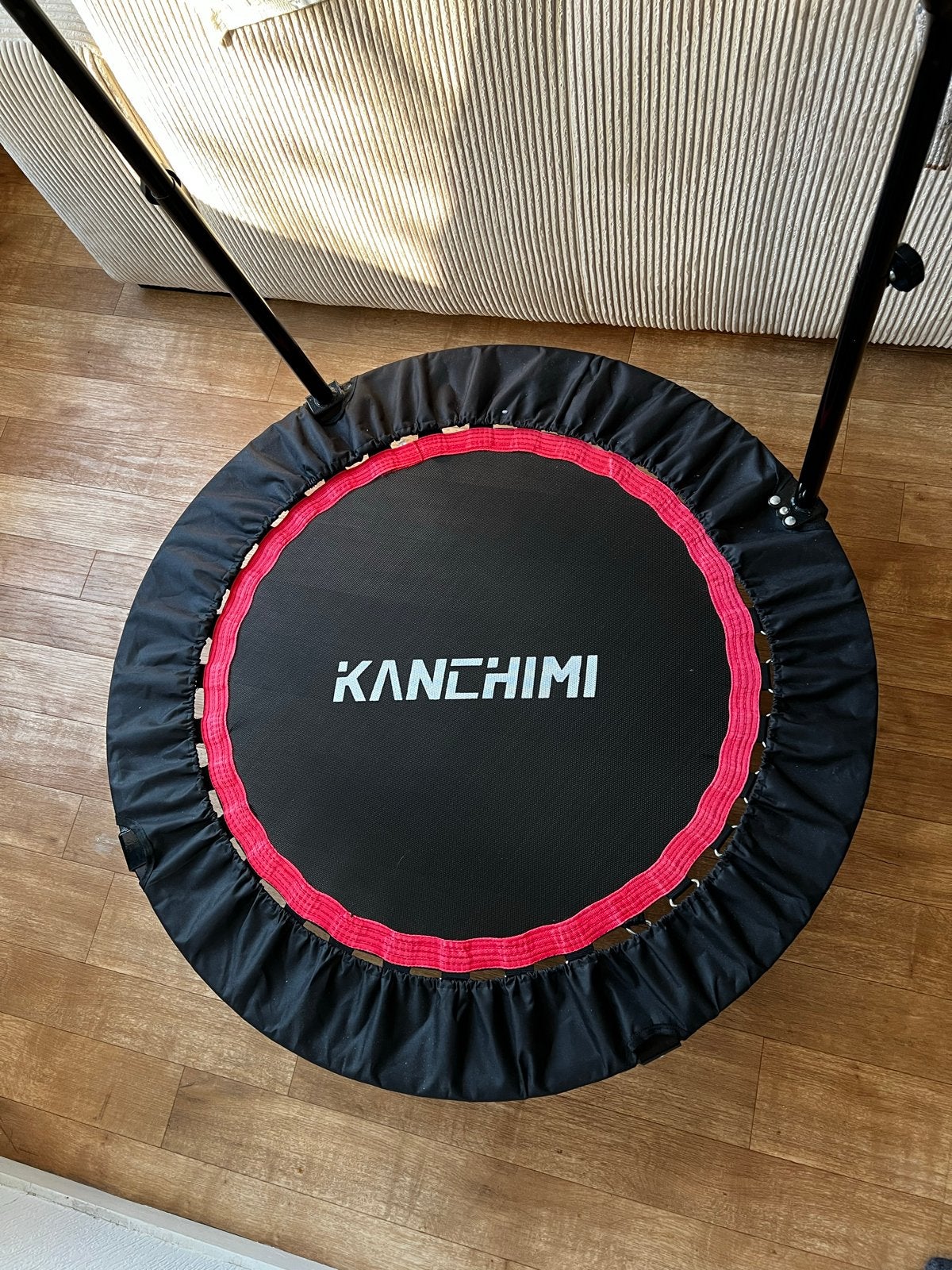 Kanchimi Fitness Trampoline met Handvat, Ophalen, Zo goed als nieuw, Benen, Overige typen