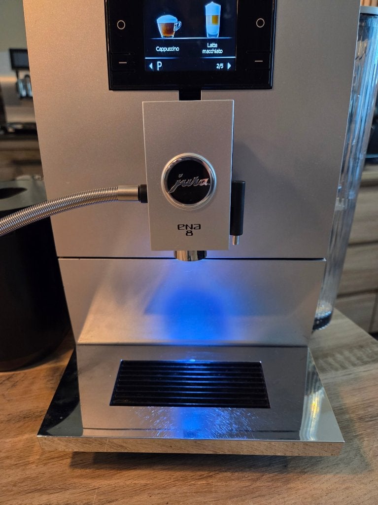Jura ENA 8 Metropolitan Black izgst! | 6659 bereidingen!, Jura, 10 kopjes of meer, Koffiemachine, Ophalen of Verzenden