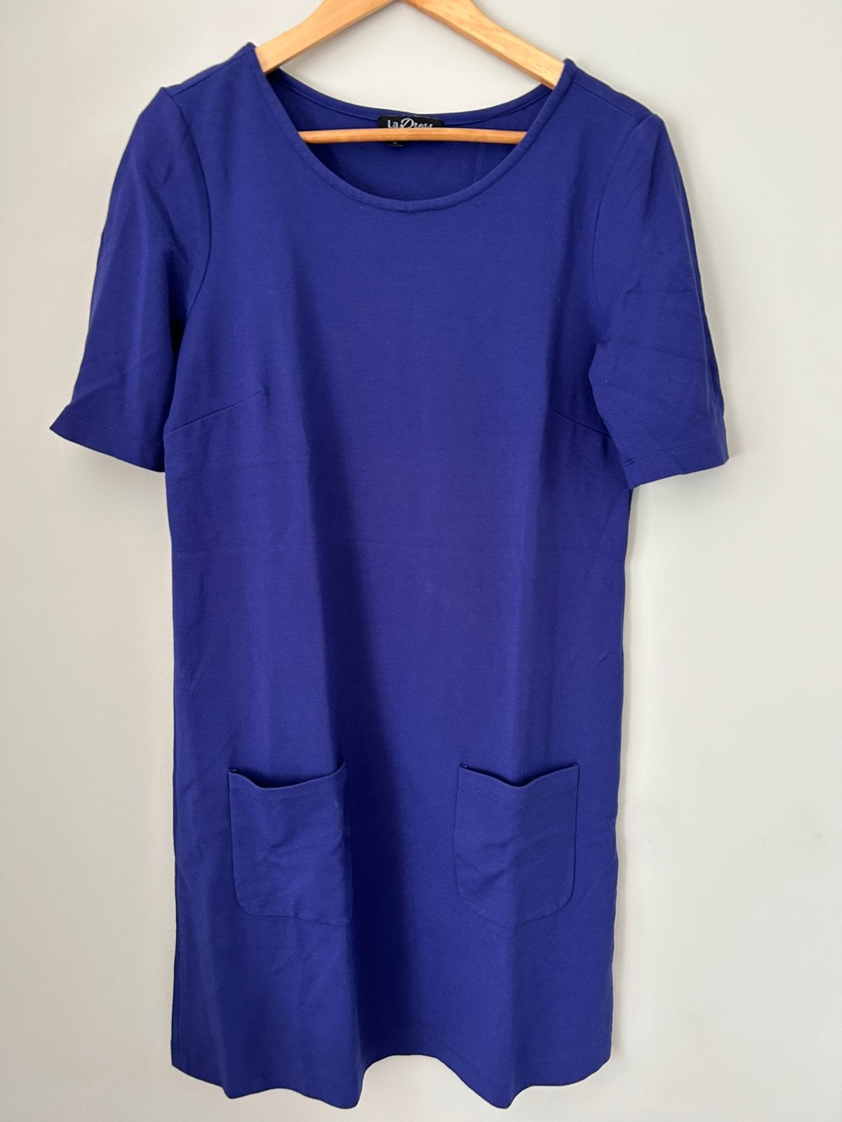 LaDress zomerjurk met korte mouw in maat S, Paars, Ophalen of Verzenden, Zo goed als nieuw, Maat 36 (S)