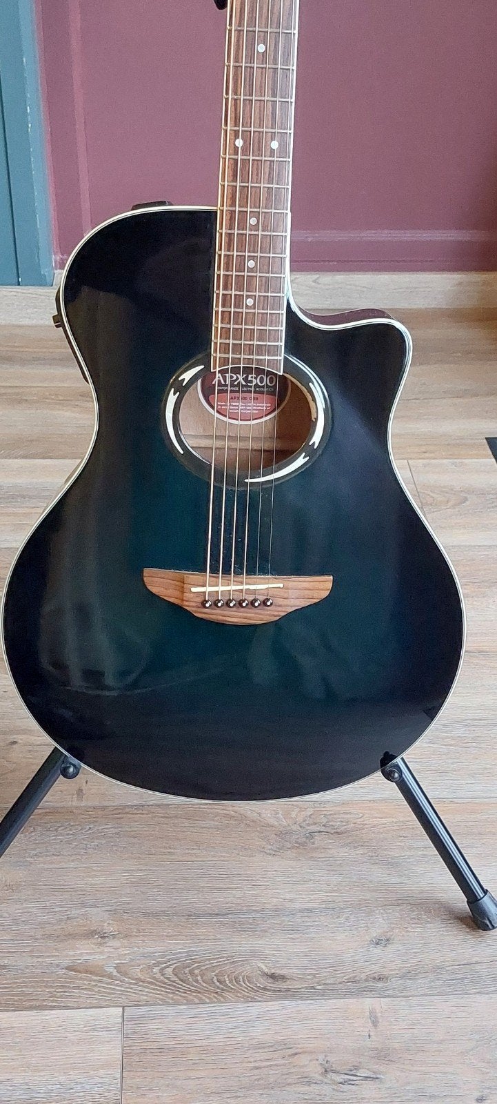 Yamaha APX500 OBB akoestische gitaar met element, Ophalen, Gebruikt, Western- of Steelstringgitaar, Met (piezo-)element