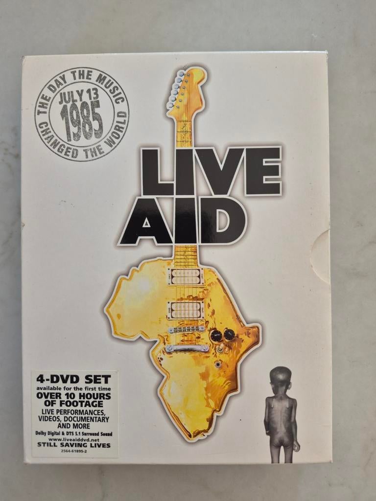 Live Aid - The Day The Music Changed The World - 4 DVD Set, Alle leeftijden, Boxset, Muziek en Concerten, Ophalen of Verzenden