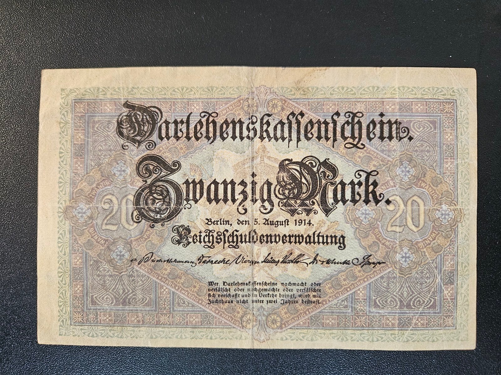 Duitsland pick 48b 1914, Ophalen of Verzenden, Duitsland, Los biljet