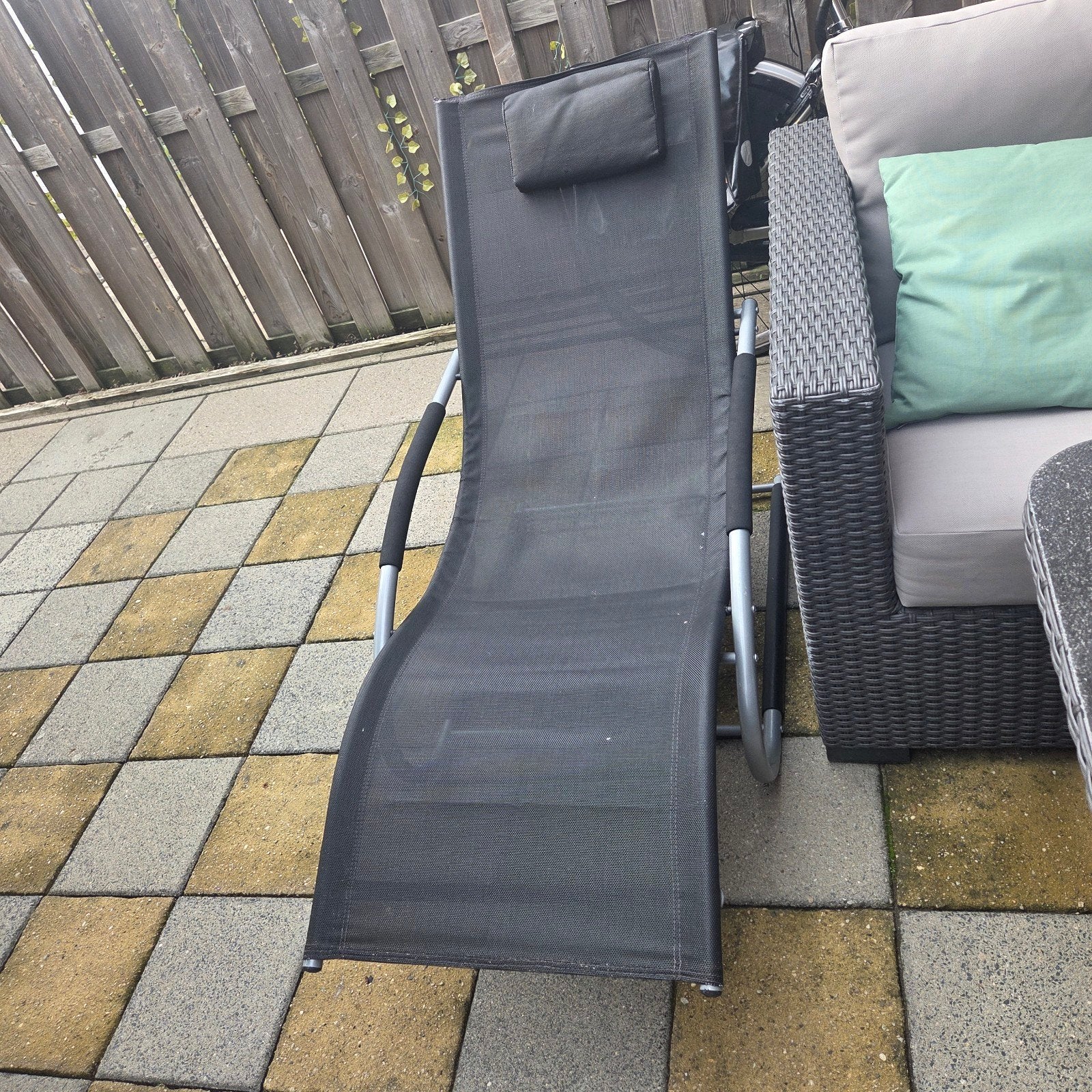 Siena Garden Ligstoel - Comfortabel en Verstelbaar, Tuin en Terras, Ophalen, Gebruikt, Textileen, Verstelbaar