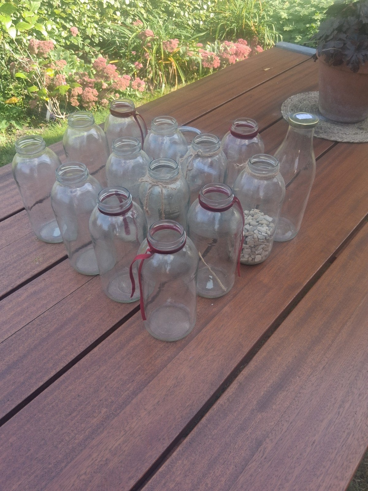 gratis sapflessen/bloemenvazen voor bruiloft, Ophalen, Gebruikt, Overige typen
