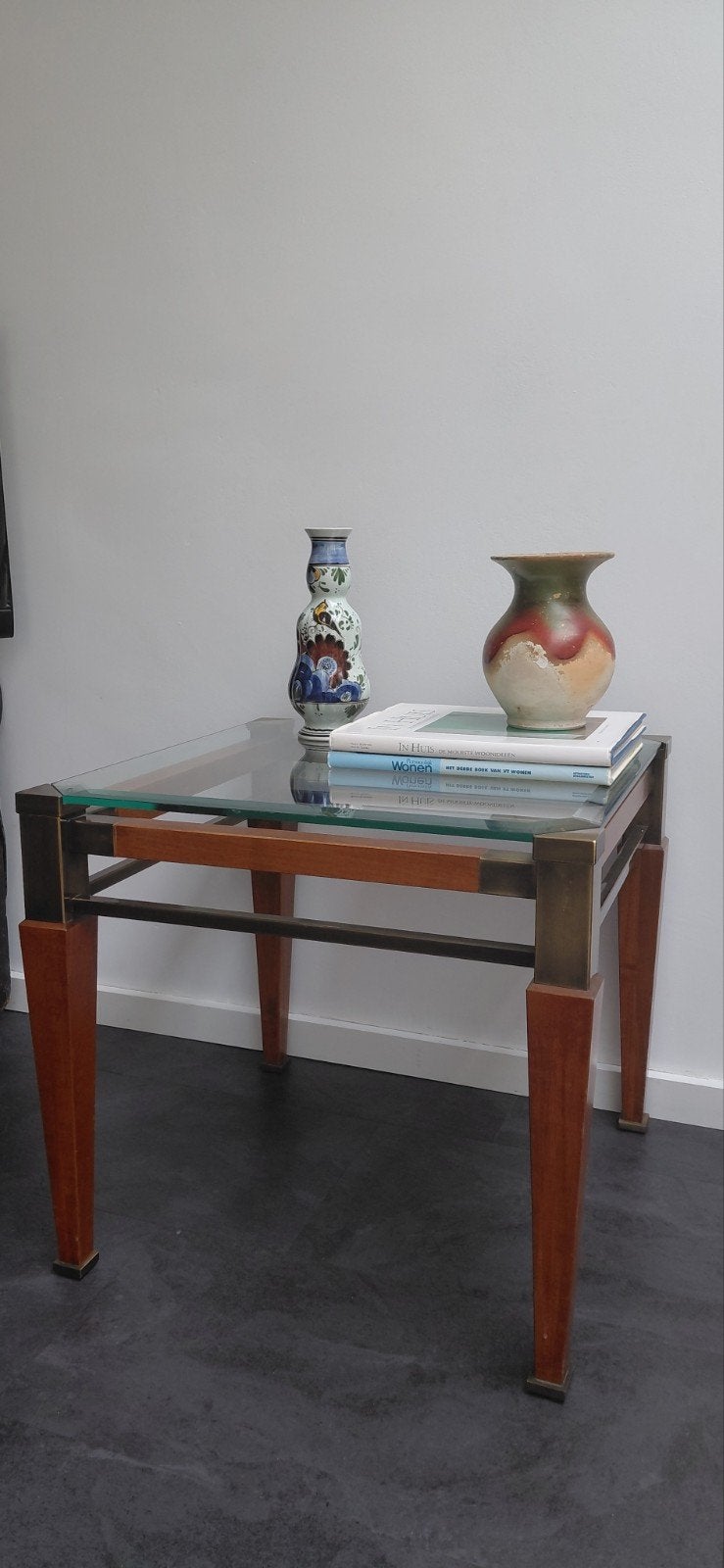 Vintage Hollywood Regency salontafel / bijzettafel, Antiek en Kunst, Ophalen