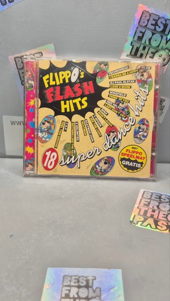 Flippo's Flash Hits - 18 Super Dance Hits CD met Speelmat, Ophalen of Verzenden, Zo goed als nieuw, Dance Populair