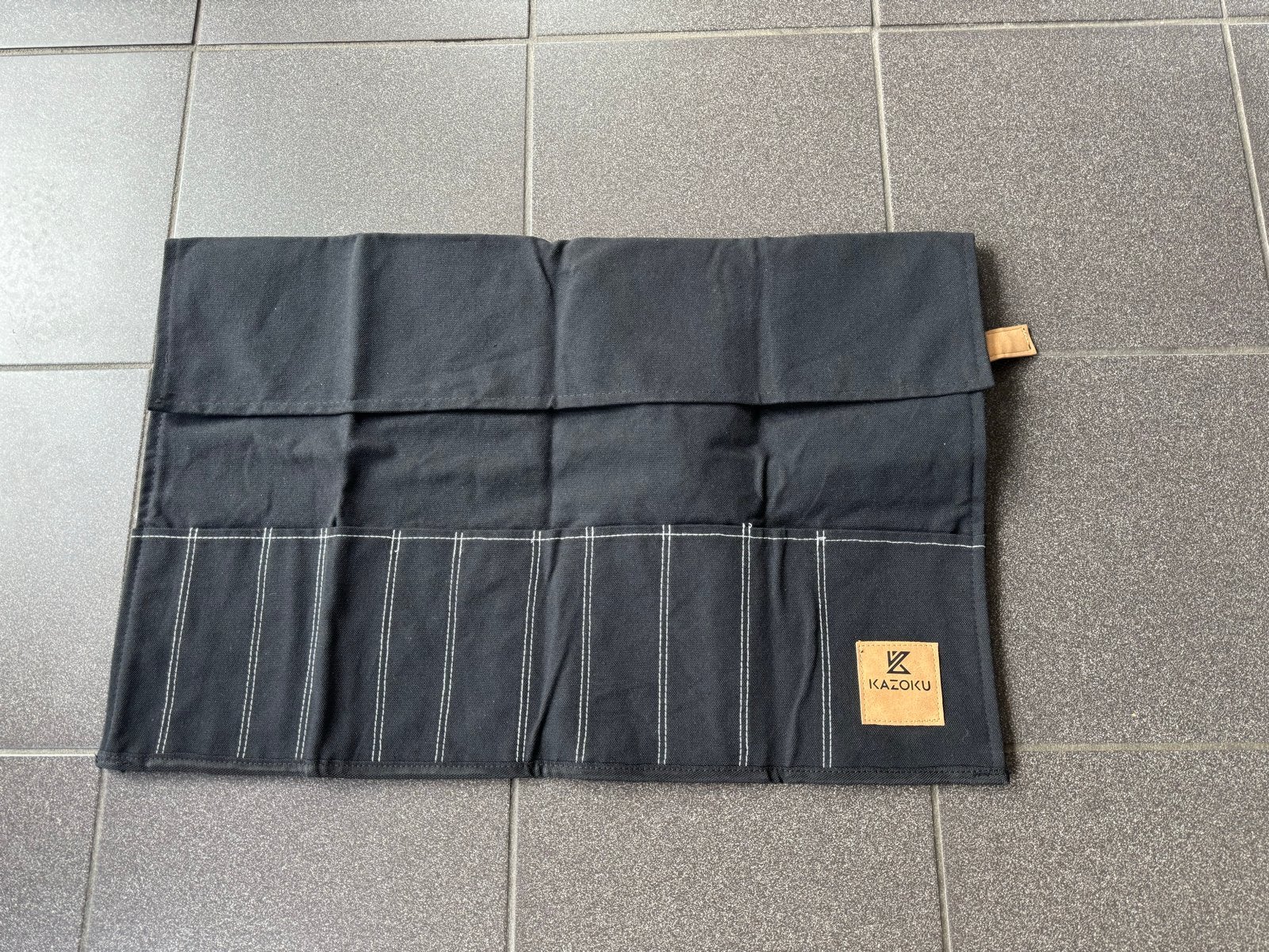 Kazoku Messenrol / Knife Roll - Canvas Opbergetui, Huis en Inrichting, Keuken | Keukenbenodigdheden, Overige typen, Nieuw, Ophalen of Verzenden