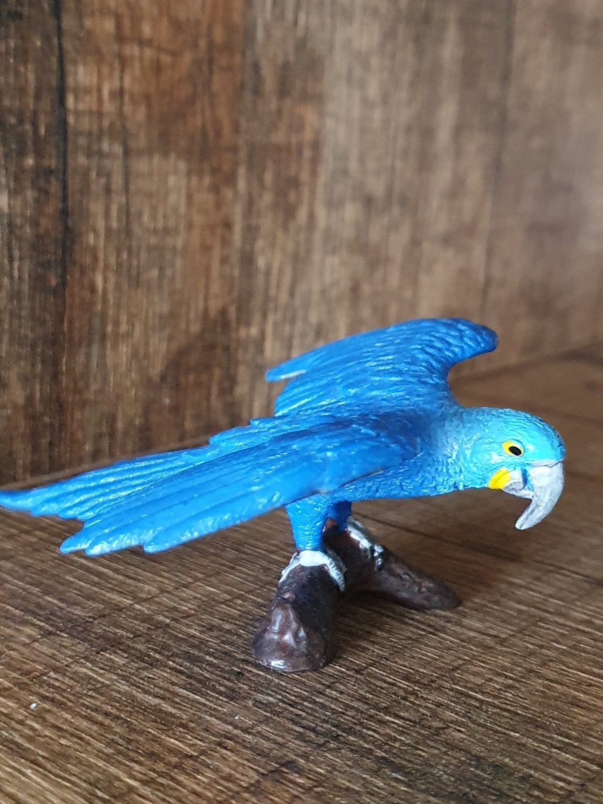 Schleich Blauwe Ara op tak, Ophalen of Verzenden