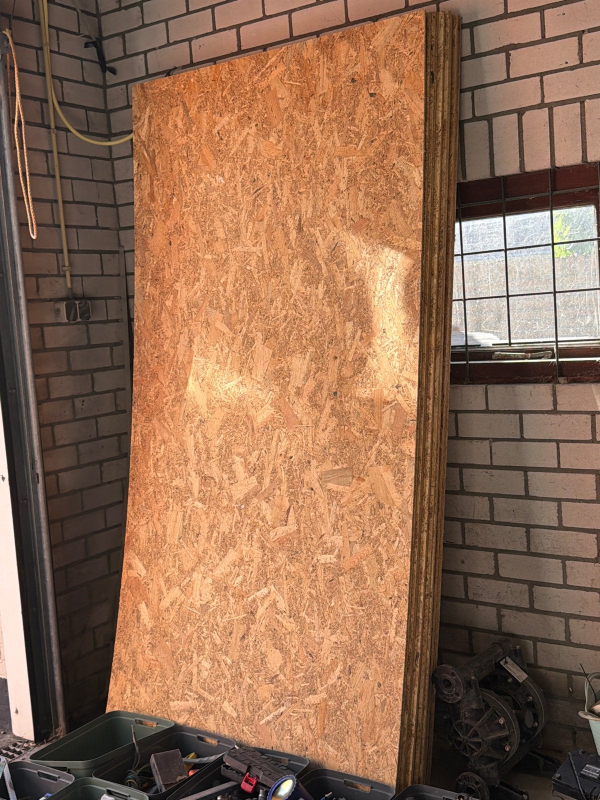 16 stuks OSB platen 9mm 122x244, Ophalen, Gebruikt, Hout, Minder dan 20 mm