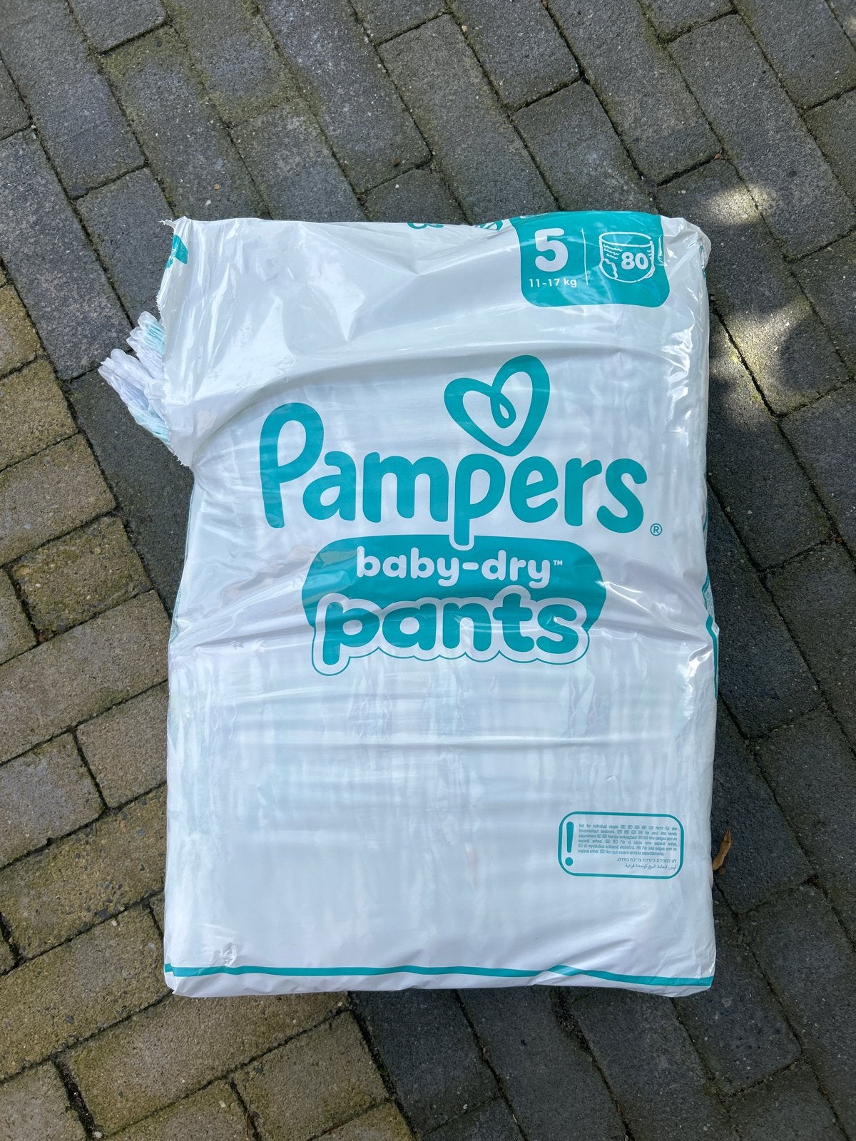Pampers Baby-Dry Pants Maat 5 (11-17 kg) - 80 stuks, Kinderen en Baby's, Ophalen, Nieuw