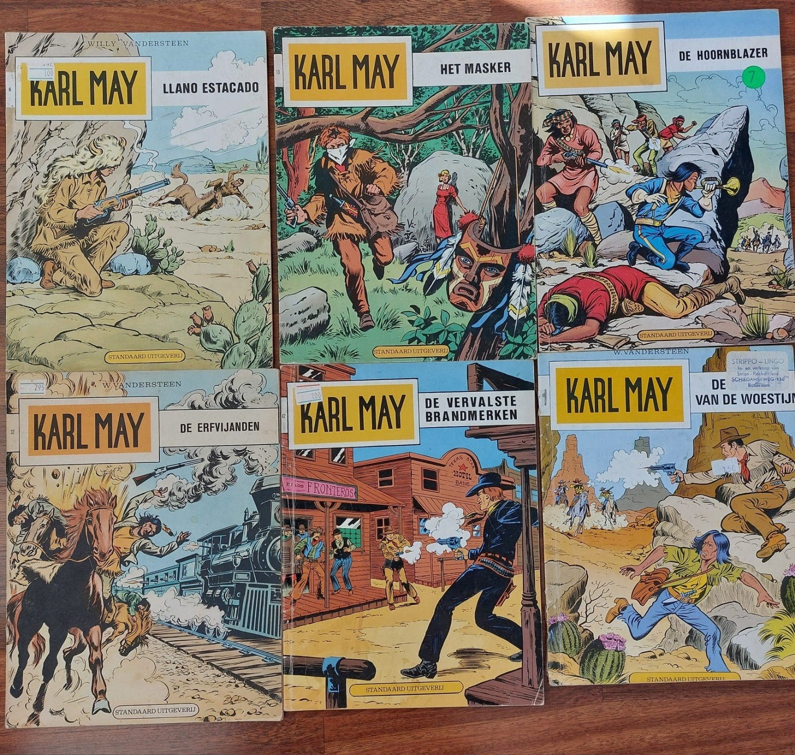 Karl May strips, Meerdere stripboeken, Ophalen, Willy Vandersteen