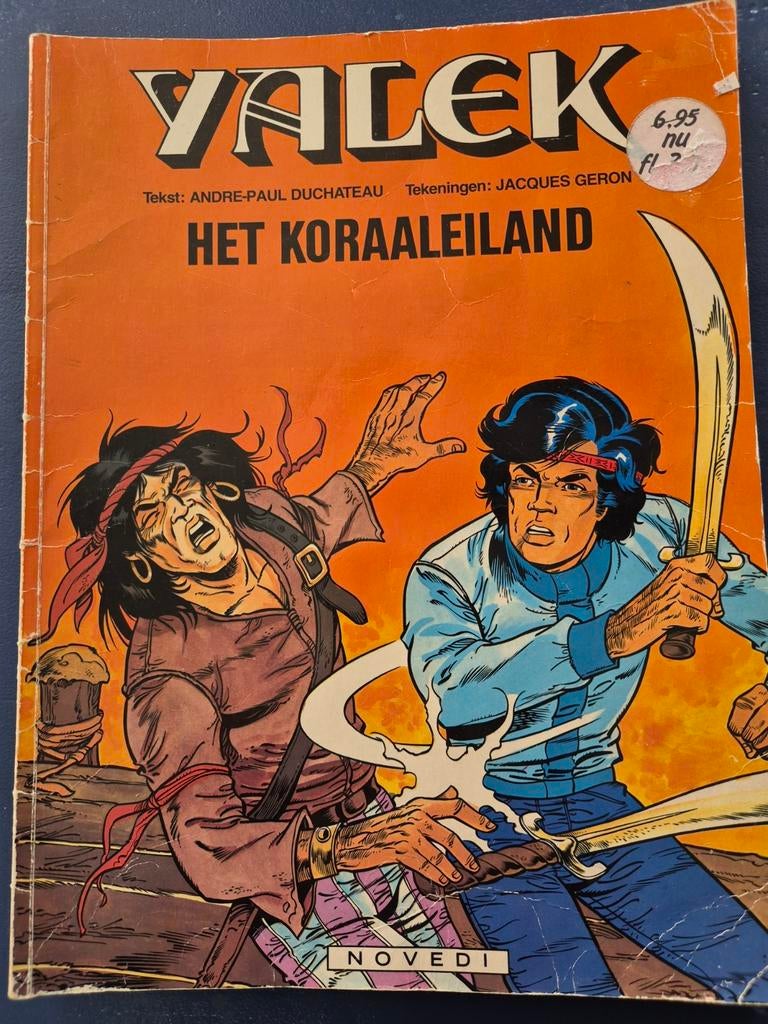 Yalek - Het Koraaleiland (1982), Eén stripboek, Ophalen of Verzenden, Gelezen
