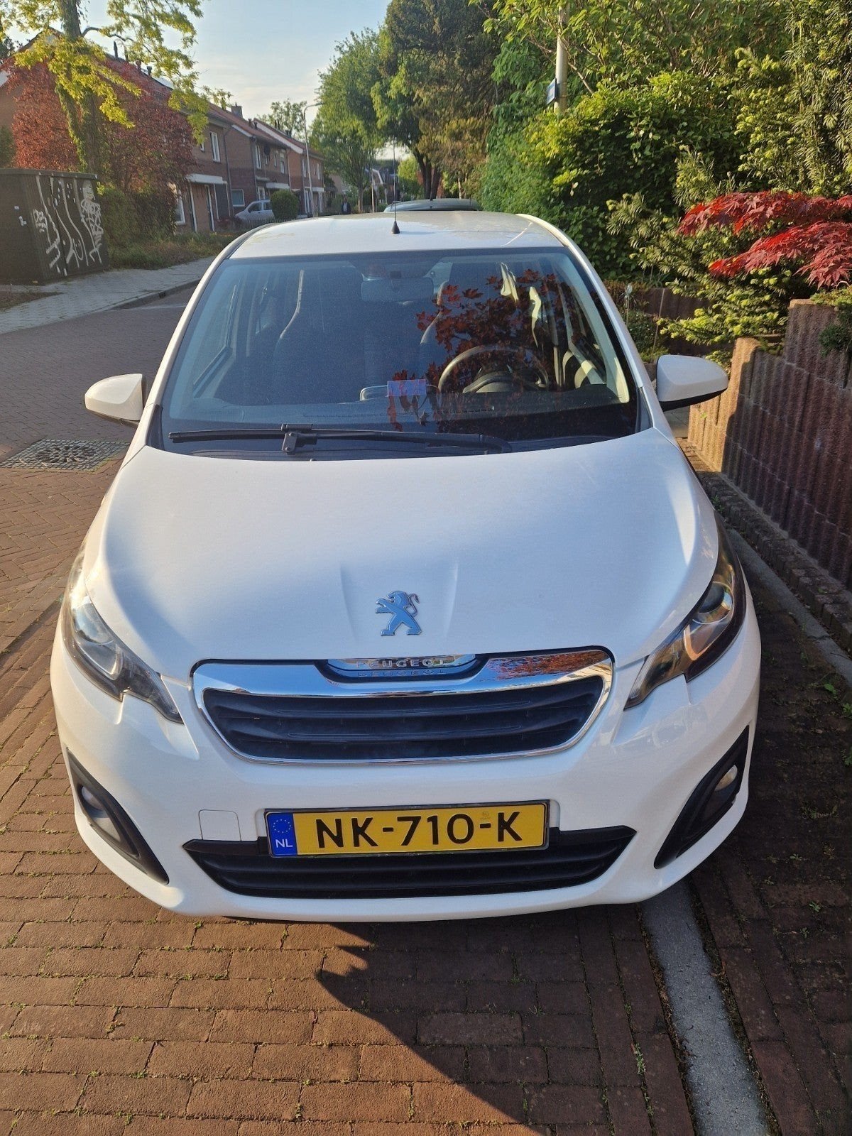 Peugeot 108 1.0 12V E-vti 51KW 5DR 2017 Wit, Auto's, Peugeot, Voorwielaandrijving, 4 stoelen, Wit, Origineel Nederlands