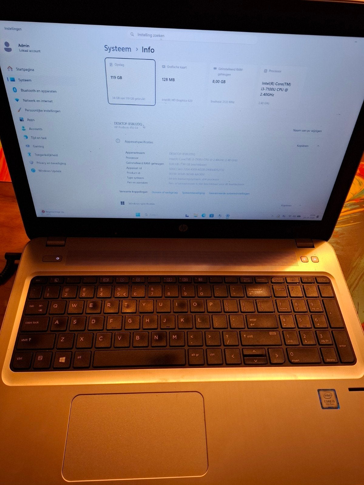 HP ProBook 450 G4 Laptop - 8GB RAM, Intel Core i5, Computers en Software, Gebruikt, 2 tot 3 Ghz, 15 inch, 8 GB