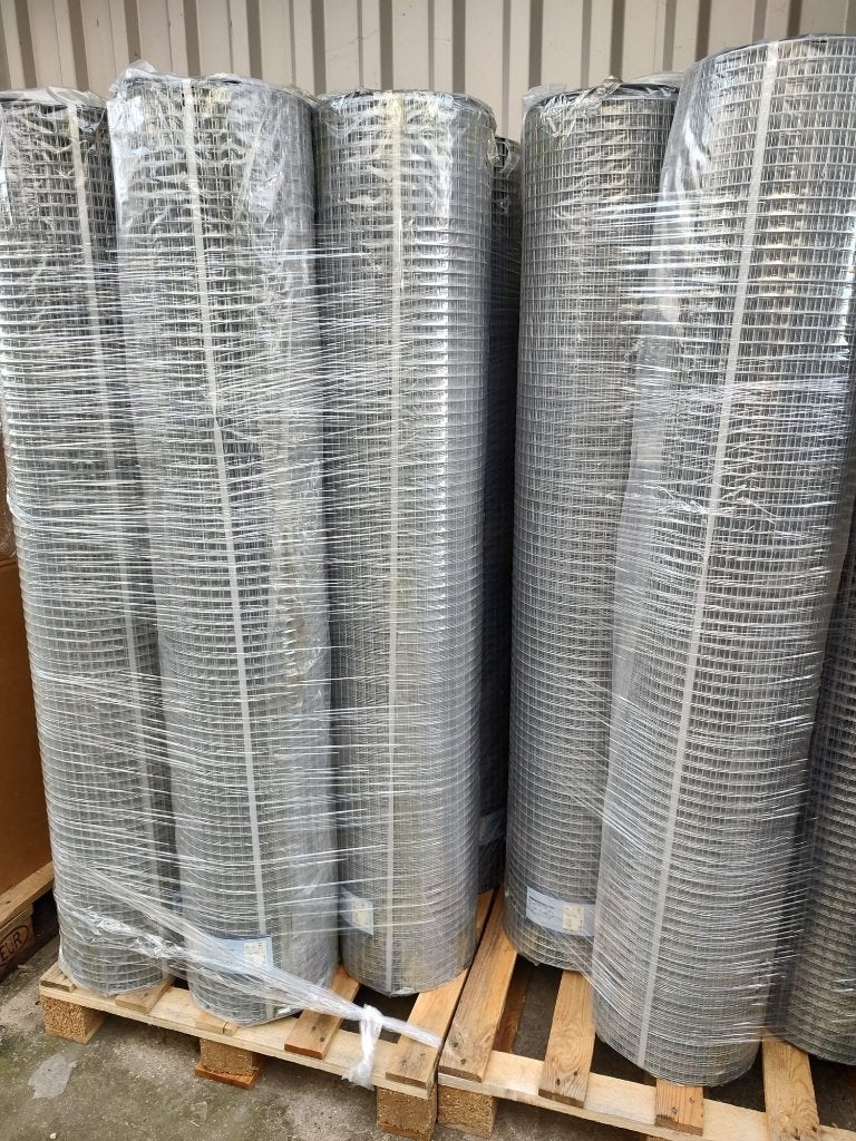 Volièregaas verzinkt 25x25mm | Hoogte 100cm, Ophalen, Nieuw, 20 meter of meer, Gaas