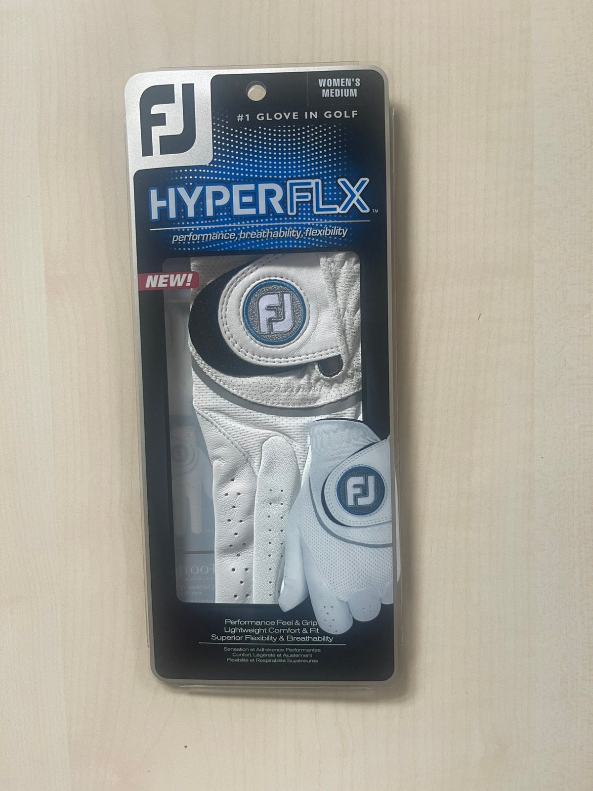 Footjoy Hyperflx golfhandschoen voor dames M linkerhand, Ophalen of Verzenden, Nieuw, Kleding, Overige merken
