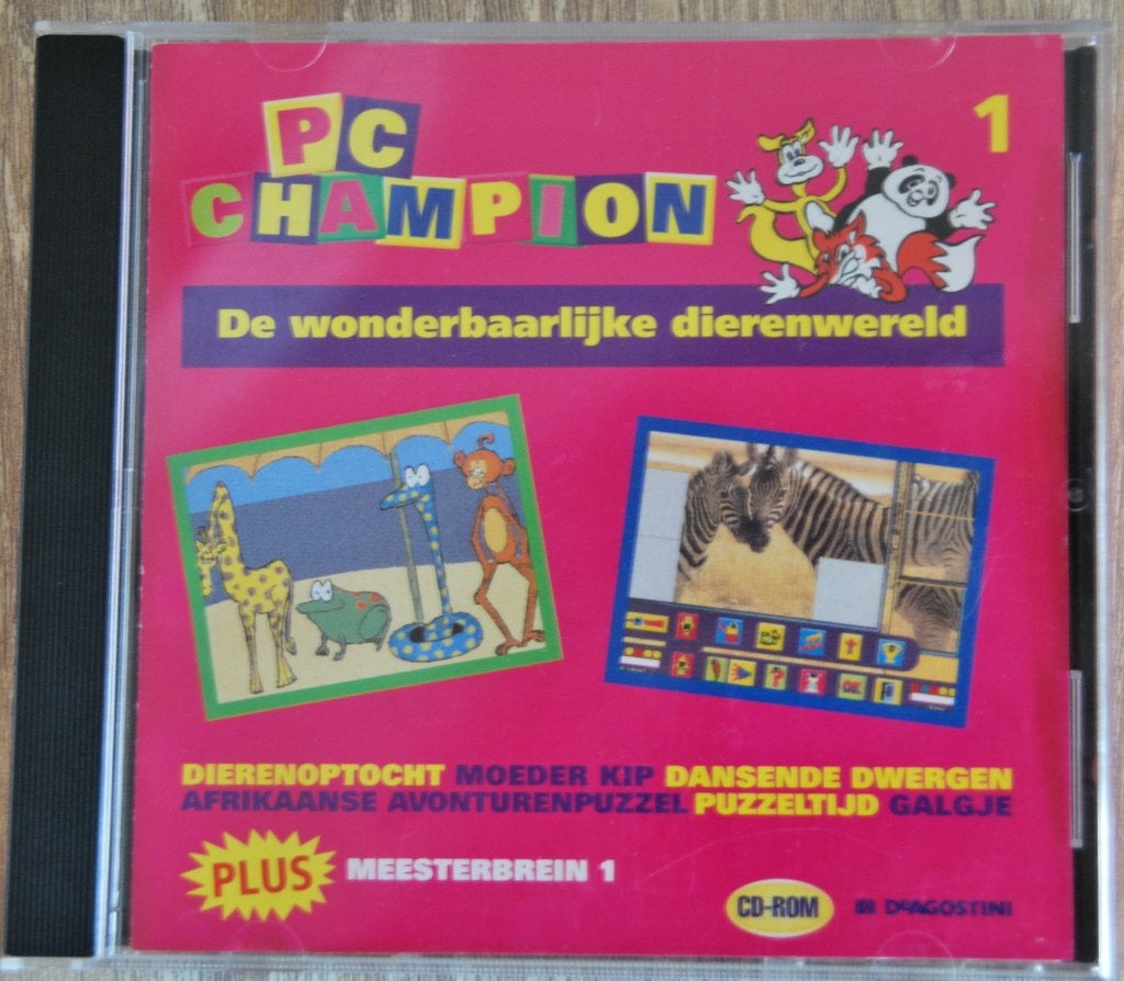Champion De wonderlijke dierenwereld, Puzzel en Educatief, 1 speler, Nieuw, Eén computer