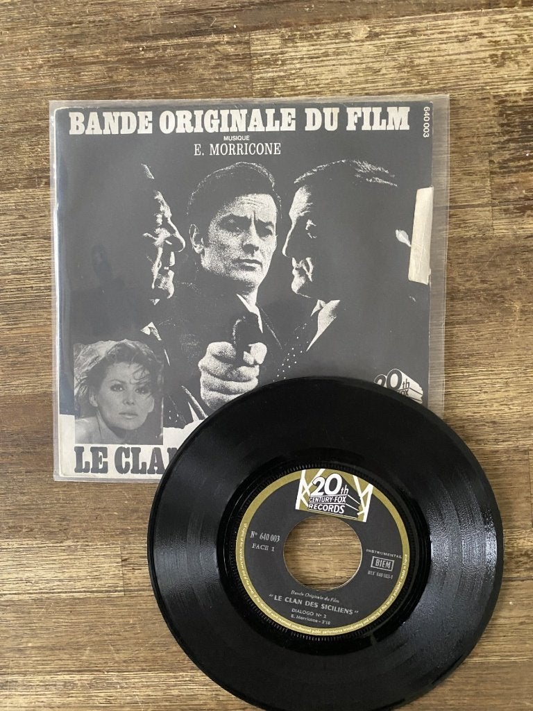 E. Morricone – Bande Originale Du Film Le Clan Des Siciliens, Cd's en Dvd's, Gebruikt, Filmmuziek en Soundtracks, 7 inch, Ophalen of Verzenden
