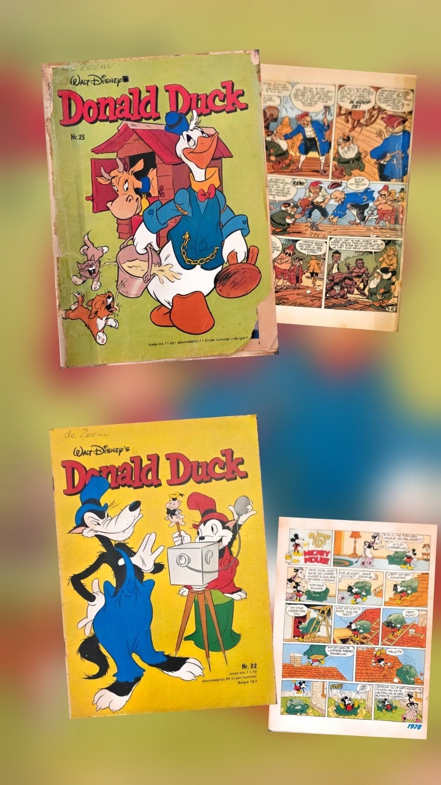 Donald Duck - 15x jaargang 1978 - nrs. 23, 32, 34, 37-51, Gelezen, Walt Disney, Ophalen of Verzenden, Meerdere stripboeken