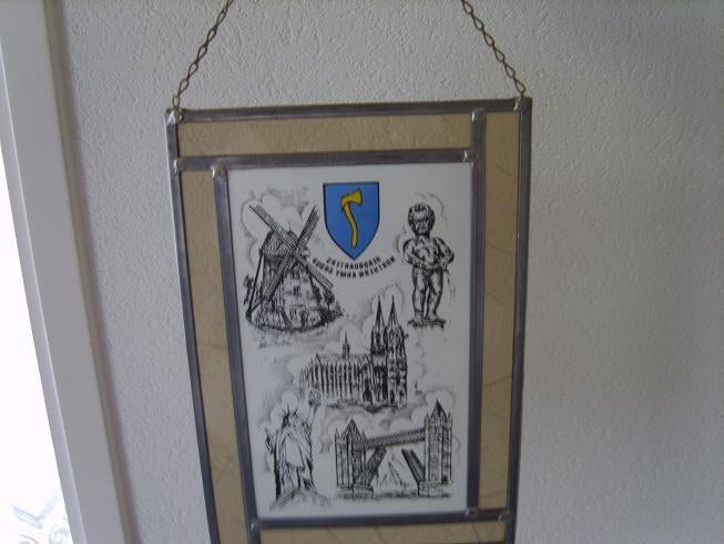 Glas in lood hanger,  Headquarters northern, Minder dan 80 cm, Overige typen, Ophalen of Verzenden, Zo goed als nieuw