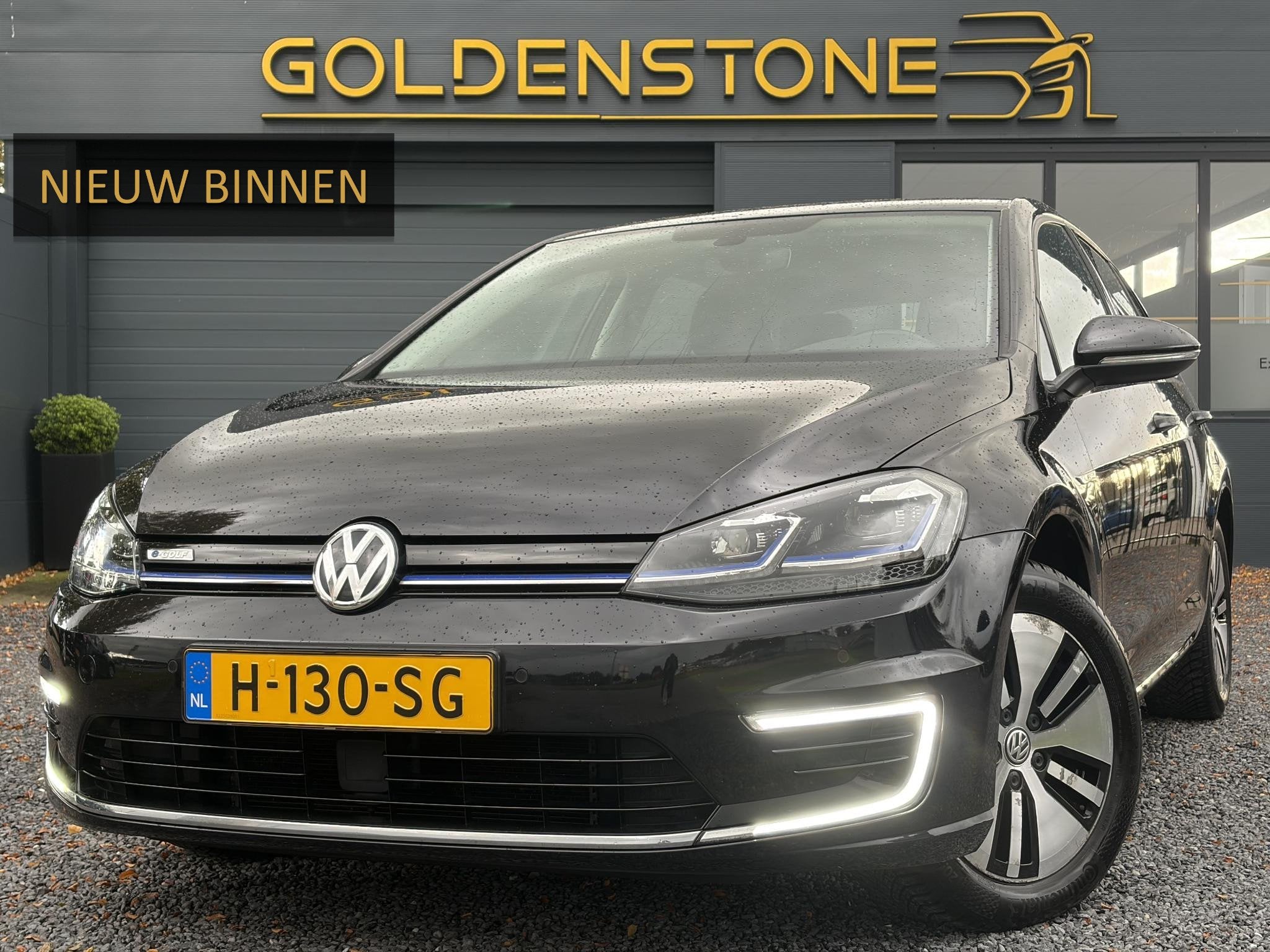 Volkswagen e-Golf E-DITION ✓SOH 90.63%✓2e Eigenaar✓Car, Gebruikt, Zwart, Zwart, Origineel Nederlands