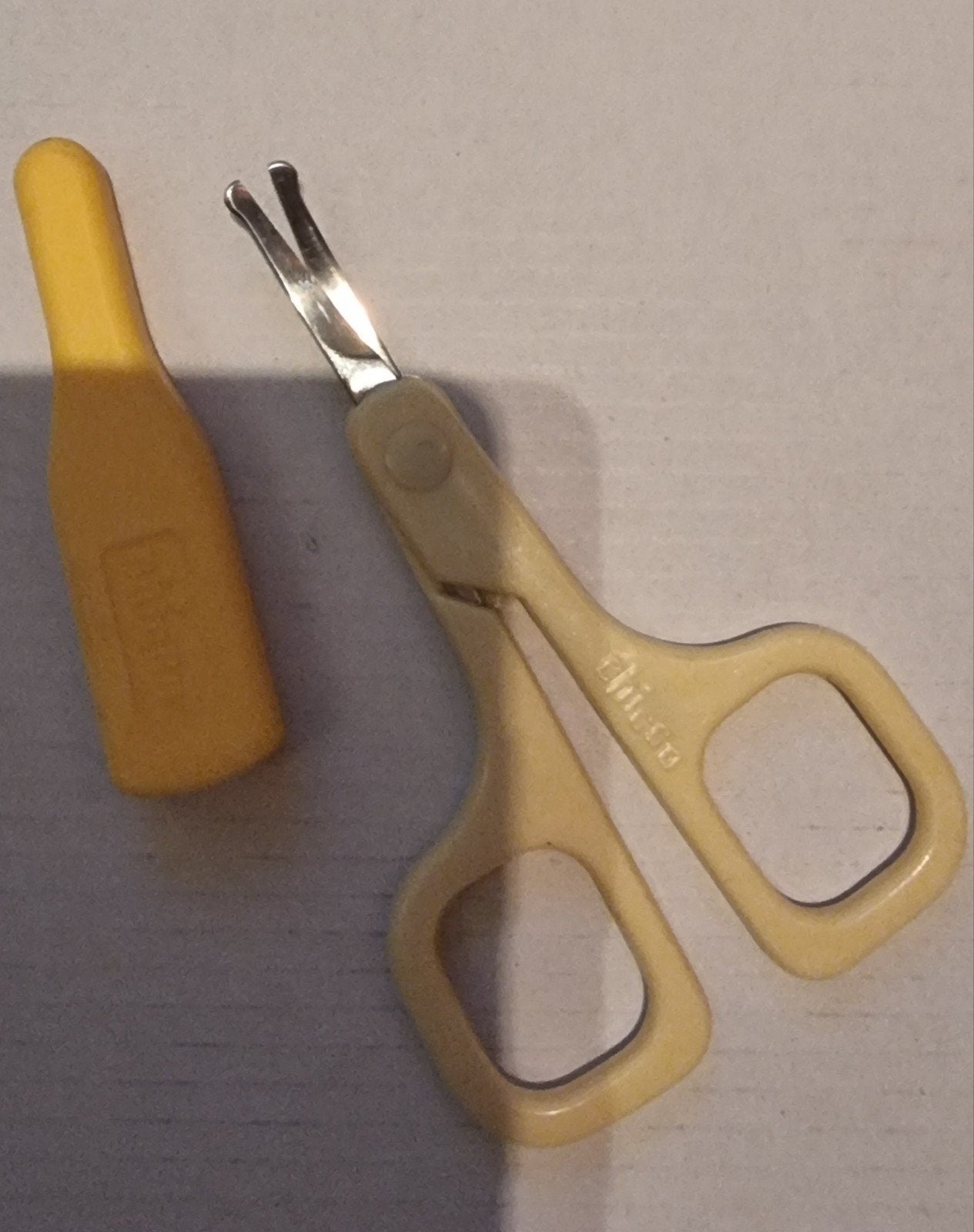 Chicco nagelschaar, Ophalen of Verzenden, Gebruikt, Chicco, Geel